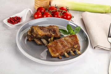 Roasted Lamb ribs with spices