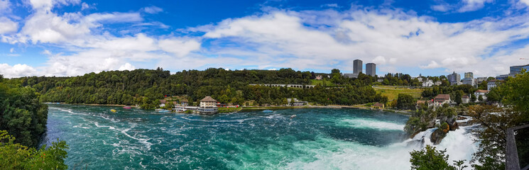 panorama of the river Rhine