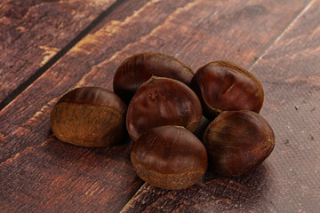 Tasty delicous brown natural Chestnut