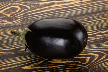 Ripe tasty natural organic eggplant