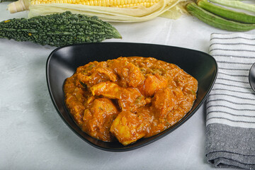 Indian cuisine - Kadai chicken masala