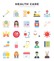 HEALTH CARE icon pack for your website. mobile. presentation. and logo design.