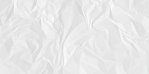 White crumpled paper texture. White wrinkled paper texture. White paper texture. White crumpled and top view textures can be used for background of text or any contents.