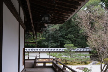 日本の古い建築物の廊下