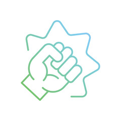 Aggression vector icon