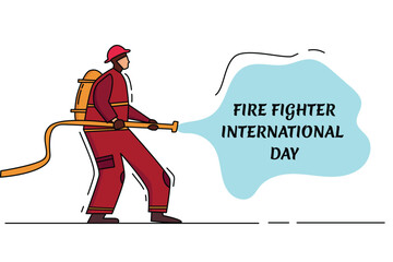 INTERNATIONAL FIREFIGHTER DAY DESIGN