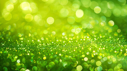 Bright Lime Green Glitter, Energetic and Fresh Background for Springtime Projects