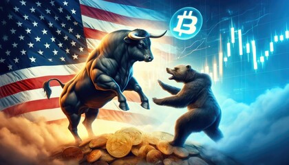 US stock market, bull market, bear market, Cryptocurrencies, Bitcoin	