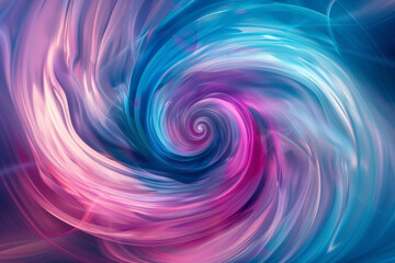 dynamic circular swirls of sky blue and magenta, ideal for an elegant abstract background