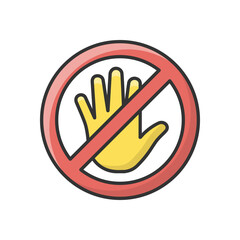 Forbidden vector icon