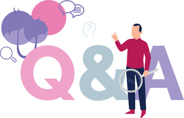 The boy is holding a magnifying glass.