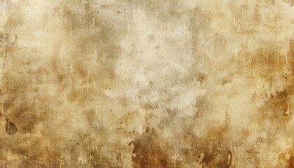 An elegant background of aged parchment paper in shades of brown and beige, textured with a classic grunge style, ideal for a retro or organic aesthetic