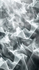 Seamless weaving with smoke in a geometric shapes