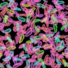 red and green romantic feathers seamless abstract pattern background fabric fashion design print wrapping paper digital illustration art texture textile wallpaper apparel image 