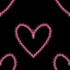 heart of fire seamless abstract pattern background fabric fashion design print wrapping paper digital illustration art texture textile wallpaper apparel image 