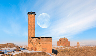 Ani Ruins, Ani is a ruined and uninhabited medieval Armenian city-site situated in the Turkish province of Kars