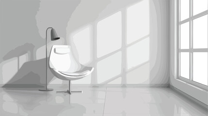 Empty interior of modern room Vector style vector