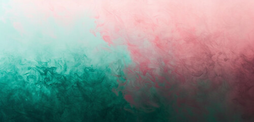 soft pastel gradient of emerald green and rose red, ideal for an elegant abstract background