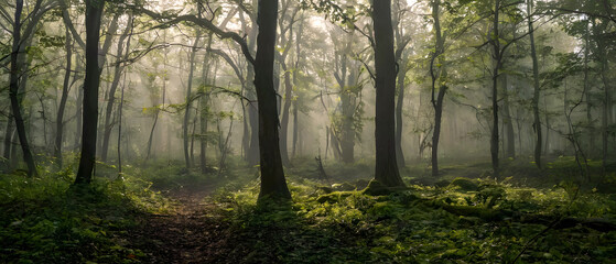 Fototapeta premium Mistery forest