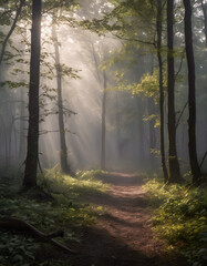 Fototapeta premium Mistery forest