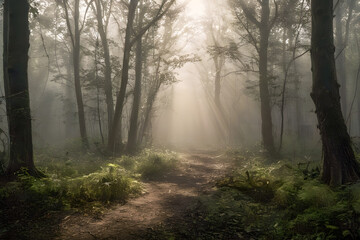 Obraz premium Mistery forest