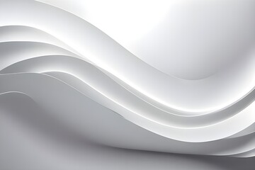 glowing curve or waves white abstract background, backgrounds, white backgrounds, grey backgrounds