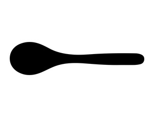 Spoon silhouette vector art
