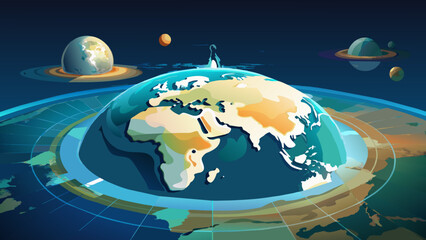 earth in space