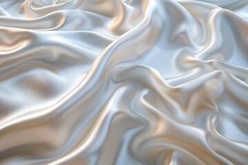 Obraz premium photrealistic of luxury white silk fabric. texture backgrounds.