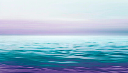 Obraz premium soothing horizontal gradient of lavender and teal, ideal for an elegant abstract background