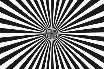 hypnotized black and white, simple, bold lines 