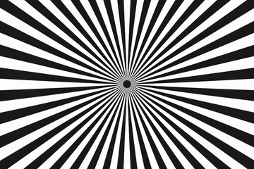 hypnotized black and white, simple, bold lines 