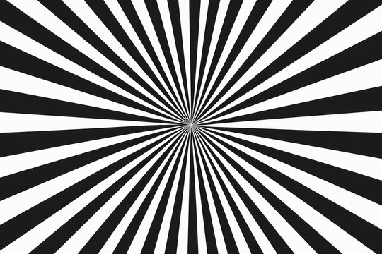 hypnotized black and white, simple, bold lines 