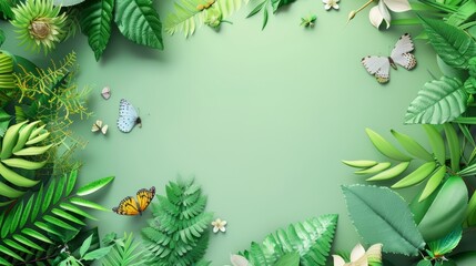 International Day for Biological Diversity background concept with copy space - obrazy, fototapety, plakaty