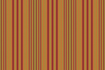 Quality seamless pattern textile, sensual vertical stripe lines. Layer texture vector background fabric in red and amber colors.