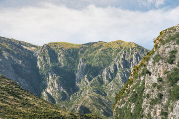 Beautiful mountain landscape of the Albanian Riviera - 805101125