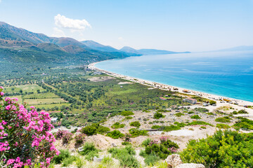 Beautiful view of the coast of south Albania - 805101507
