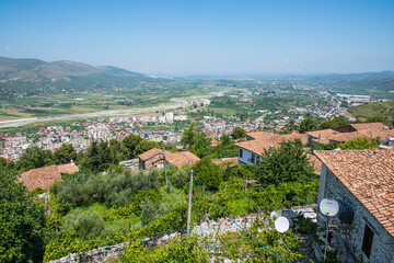 View over the city of Berat in Albania - 805101911