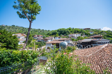View over the city of Berat in Albania - 805101928