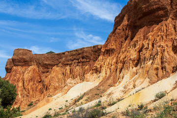 andscape at Praia da falesia. Albufeira . Algarve. Portugal.