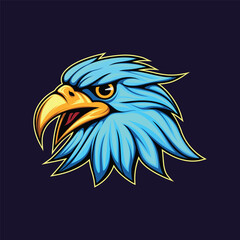 Mascot hawk, Mascot logo, Mascot logo esport