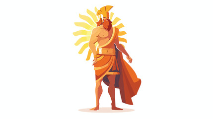 Helios or Sol - Olympian god or deity of Sun in Greek