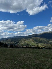 landscape with clouds