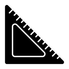 Triangular Ruler Icon