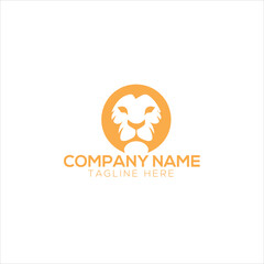 Royal lion shield logo icon. Premium king animal head badge vector illustration.
