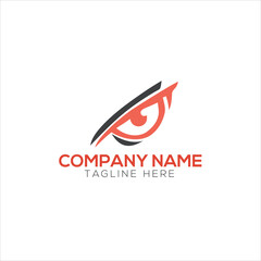 Eye care vector logo design
