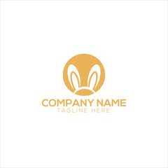 rabbit logo design file 