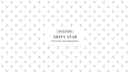 Shiny star seamless pattern background in grey