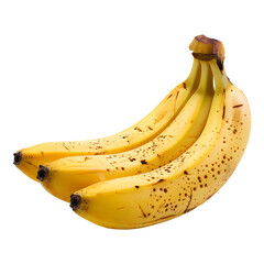 Banana, Fresh and Vibrant, Isolated on Transparent Background