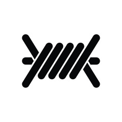 Barbed Wire vector icon
